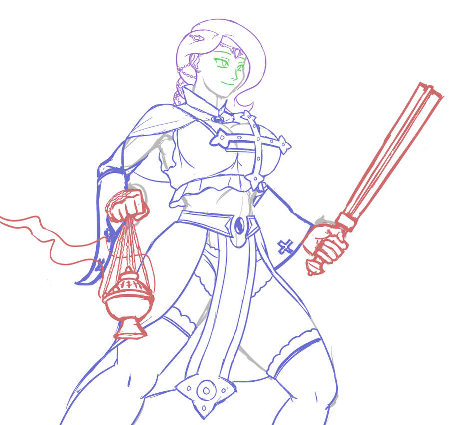 Fake Character Drawing Faux Char Creation Screen WIP 4 by BlooberBoy on DeviantArt
