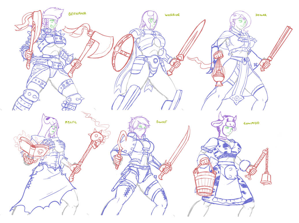 Fake Character Drawing Faux Char Creation Screen WIP 5 by BlooberBoy on DeviantArt