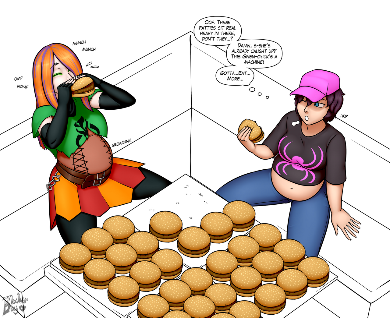 Contest of the belly gorgers 2/4 by BlooberBoy on DeviantArt