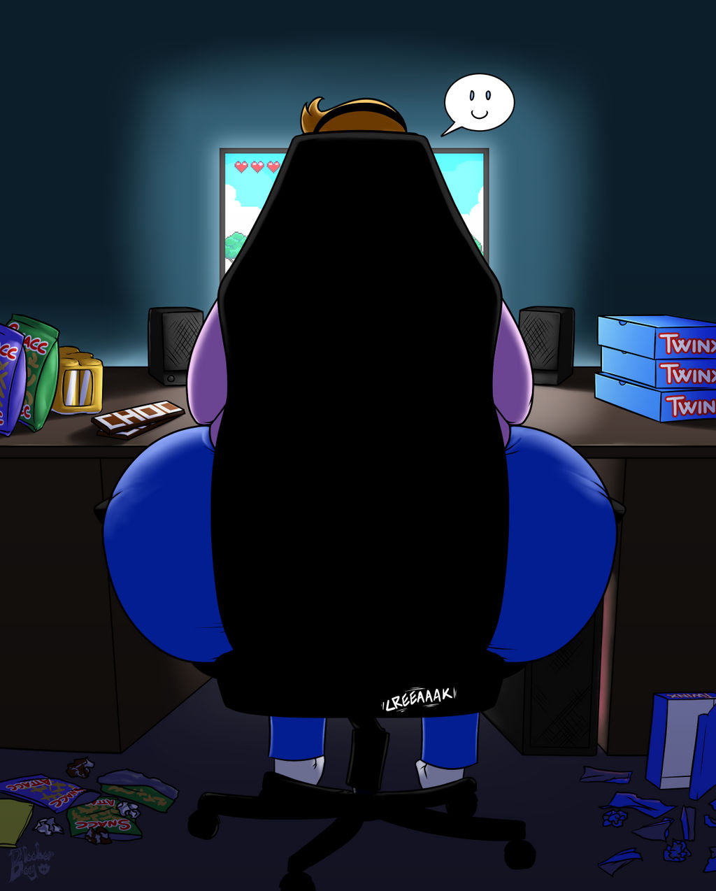 Gaming Deviantart Alessa gaming by BlooberBoy on DeviantArt