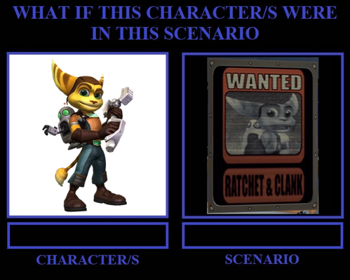 Imagine Ratchet and Clank were framed fugitives