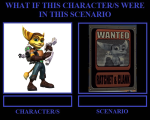 Imagine Ratchet and Clank were framed fugitives