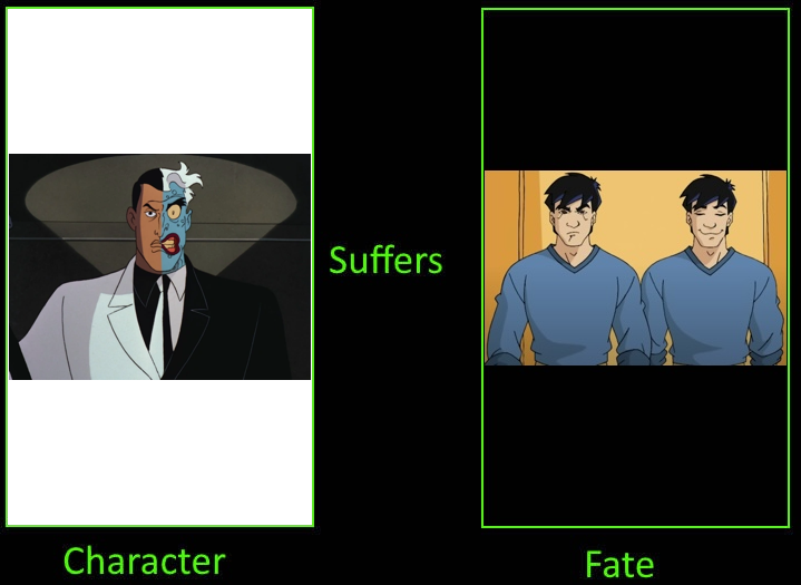 Characters Split In Two What if Two Face's personas split into two people? by ...
