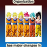 The Super Saiyan forms have various big changes