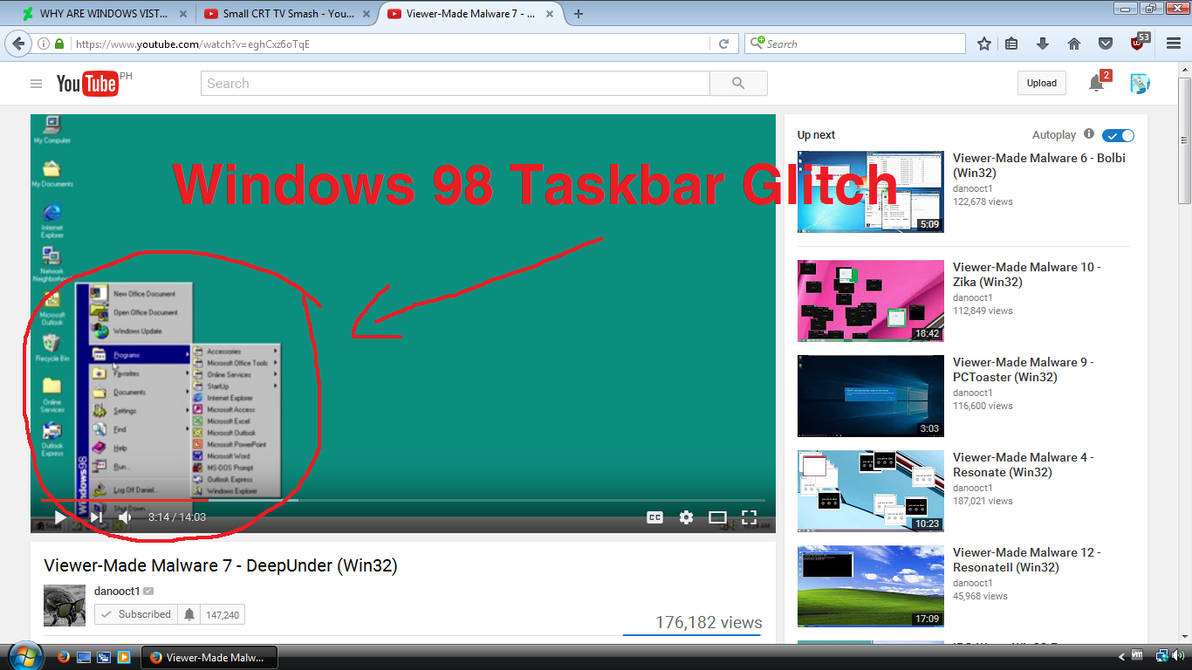Windows 98 Taskbar Movement Glitch by AngelesRulesGru1997 on DeviantArt