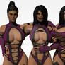 Mortal Kombat: Mileena Human and Tarkarkan Faces