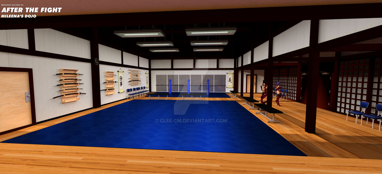 The Dojo: Practice Hall Area. by clee-cm on DeviantArt