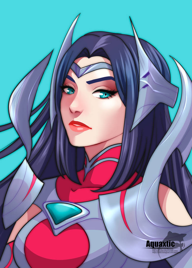 Ao Shin and Irelia by inkinesss on DeviantArt 2d искусство, Легенды, Лига легенд