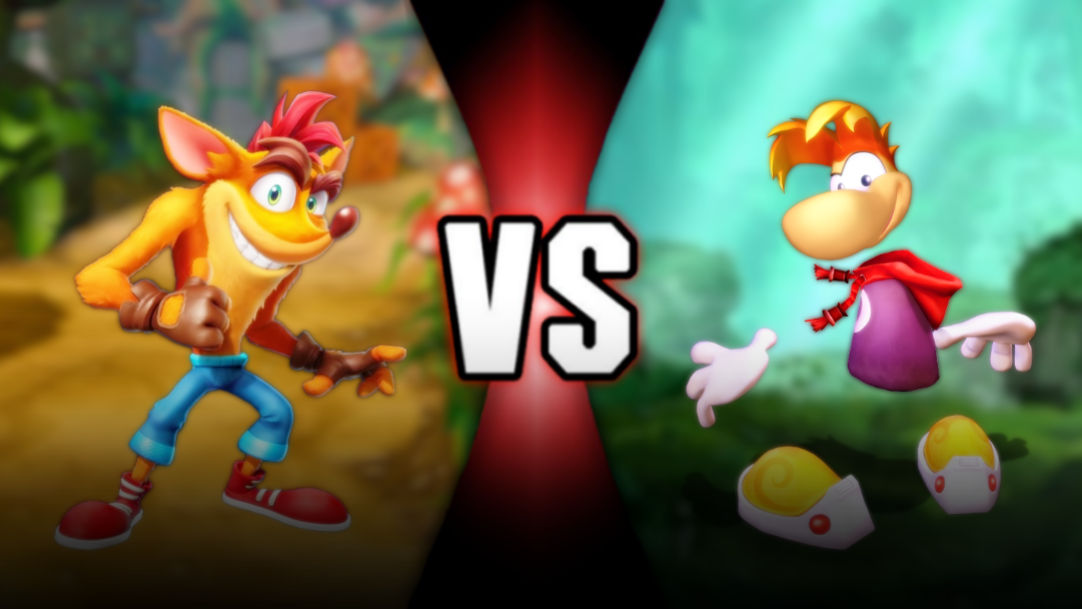 Crash Bandicoot VS Rayman by ArseneSpyro2019 on DeviantArt