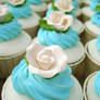 White Rose Cupcakes