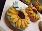 Sunflower Cookies by Sliceofcake