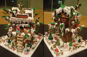 1Caramel Gingerbread Treehouse by Sliceofcake 1Caramel Gingerbread Treehouse by Sliceofcake
