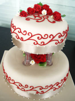 Red Roses and Filigree