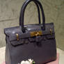 Hermes Violet Birkin Cake