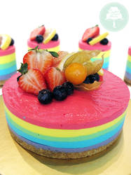 Rainbow Cheesecake