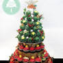 Mega Christmas Cupcake Croquembouche