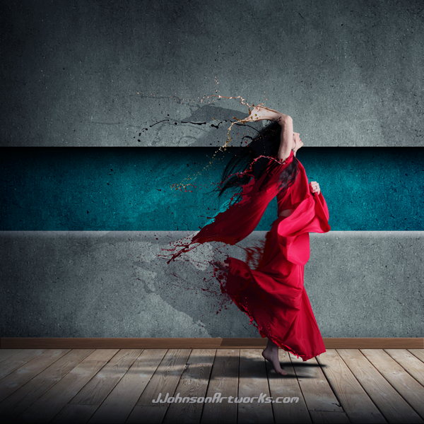 Splatter dance