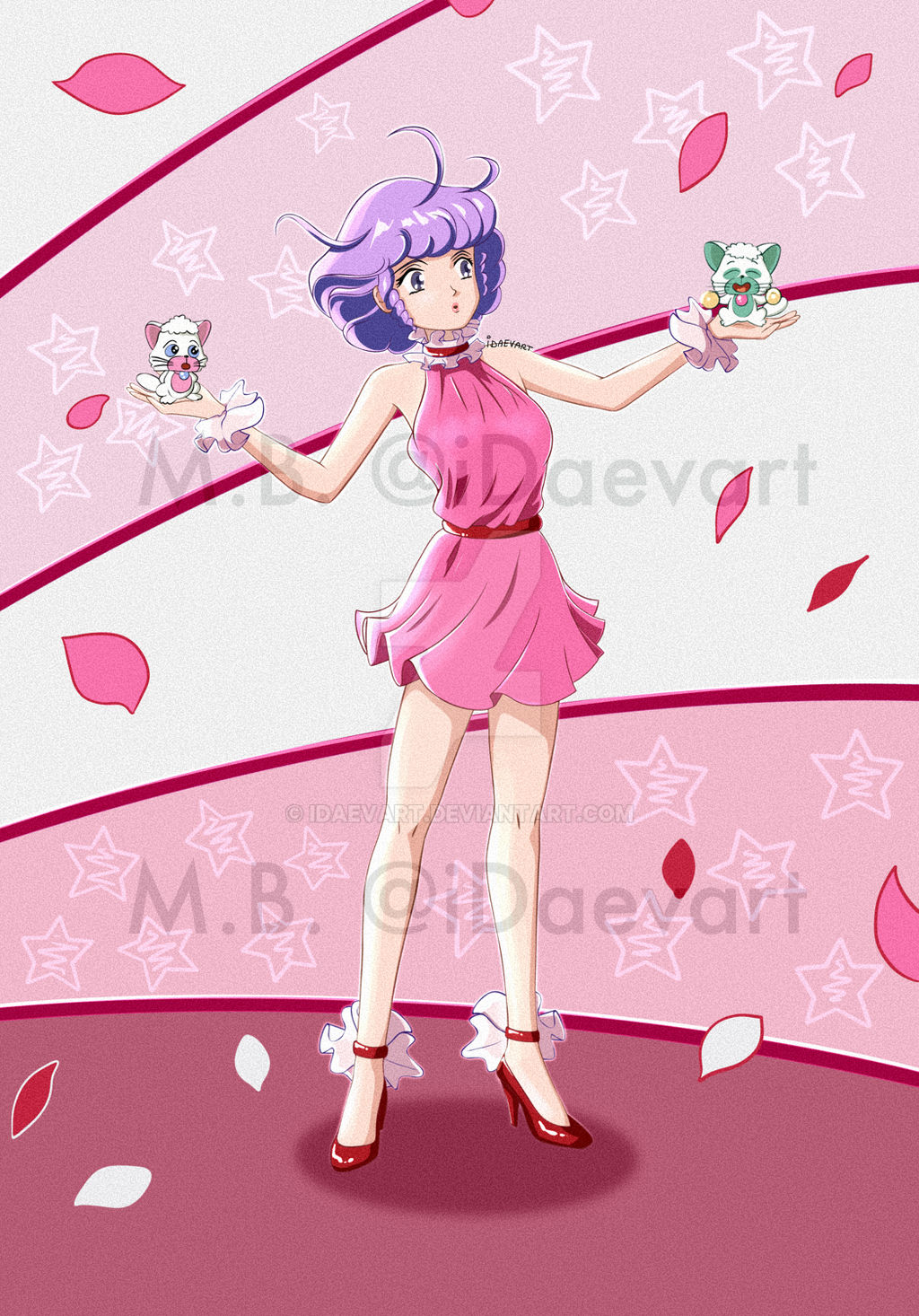 25.01.2024 - Yu Morisawa Creamy Mami, pink dress by iDaevart on DeviantArt