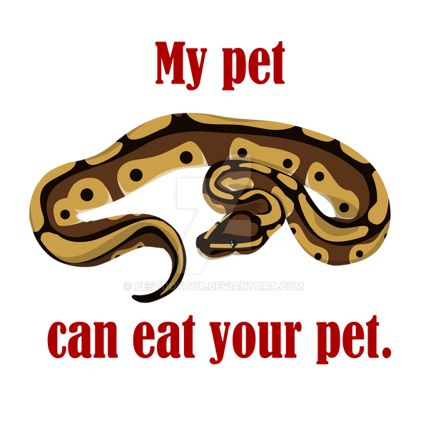 T-Shirt Design - Ball Python by Pestdoktor on DeviantArt