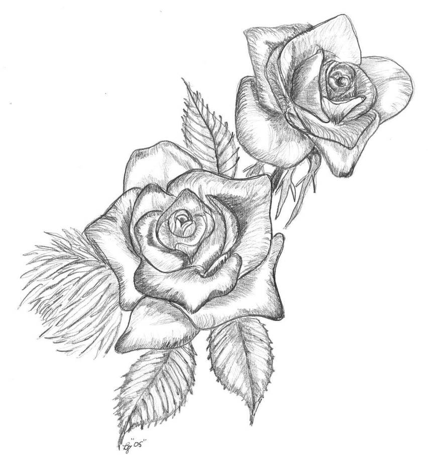 Красивый легкий рисунок. Цветы рисунок карандашом. Букет роз карандашом. Эскиз цветов карандашом.