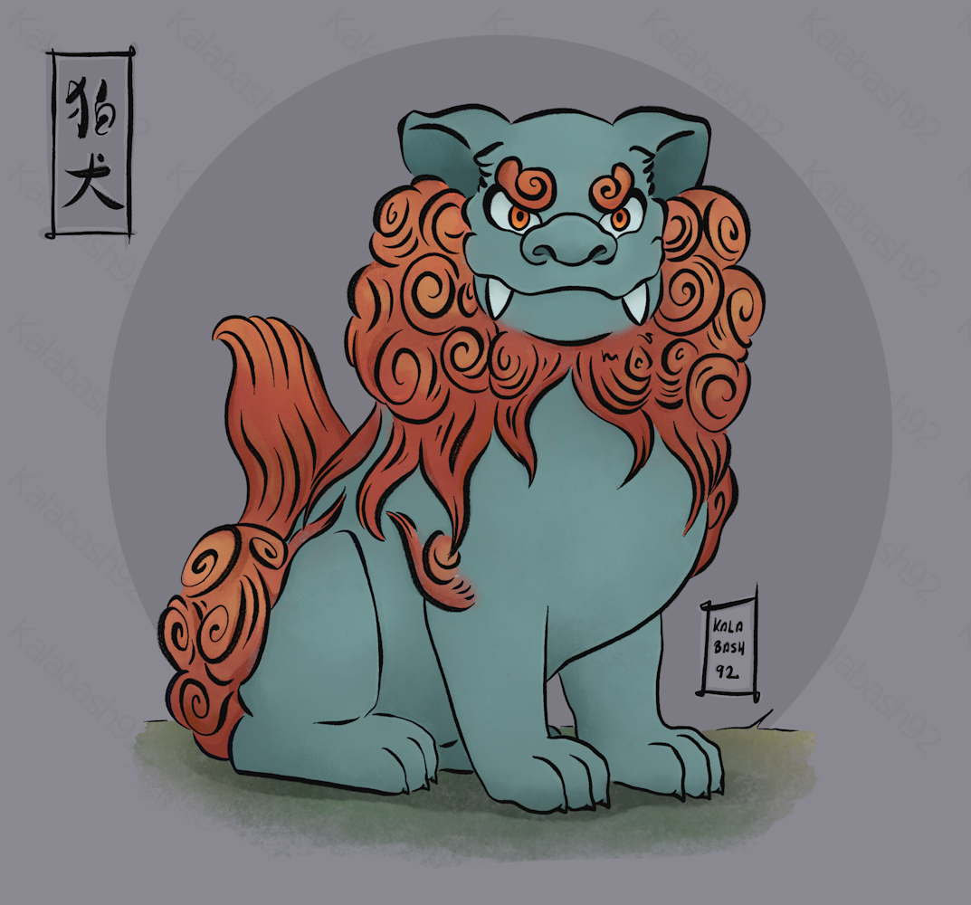 Youkai Parade Komainu by Kalabash92 on DeviantArt