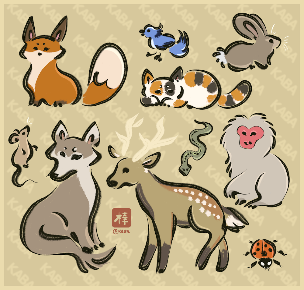 Sumi Critters