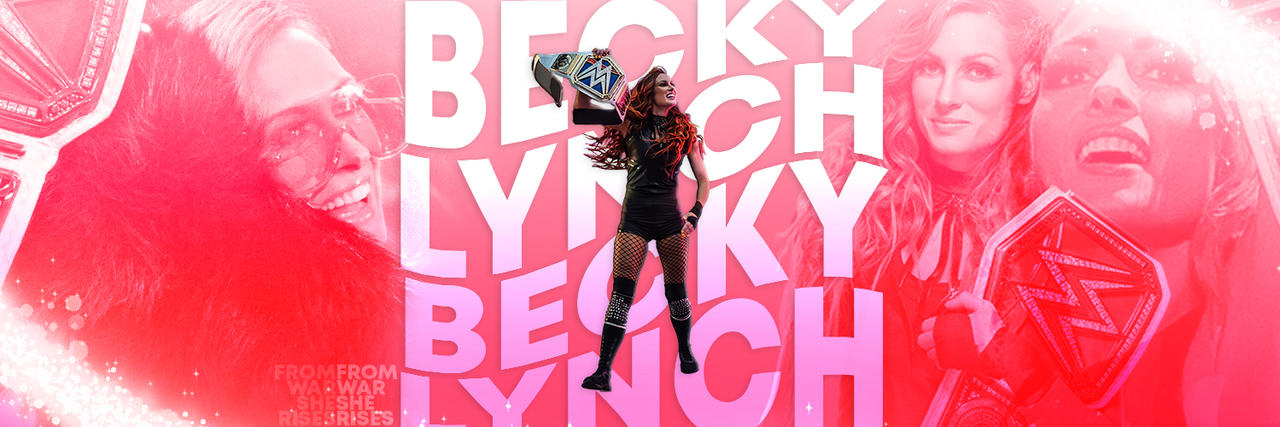 Becky Lynch Twitter header. by liliesandstags on DeviantArt