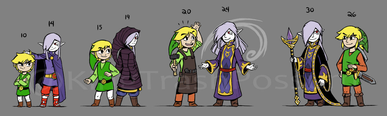 sliding scale of nerds by KingTrashPossum on DeviantArt