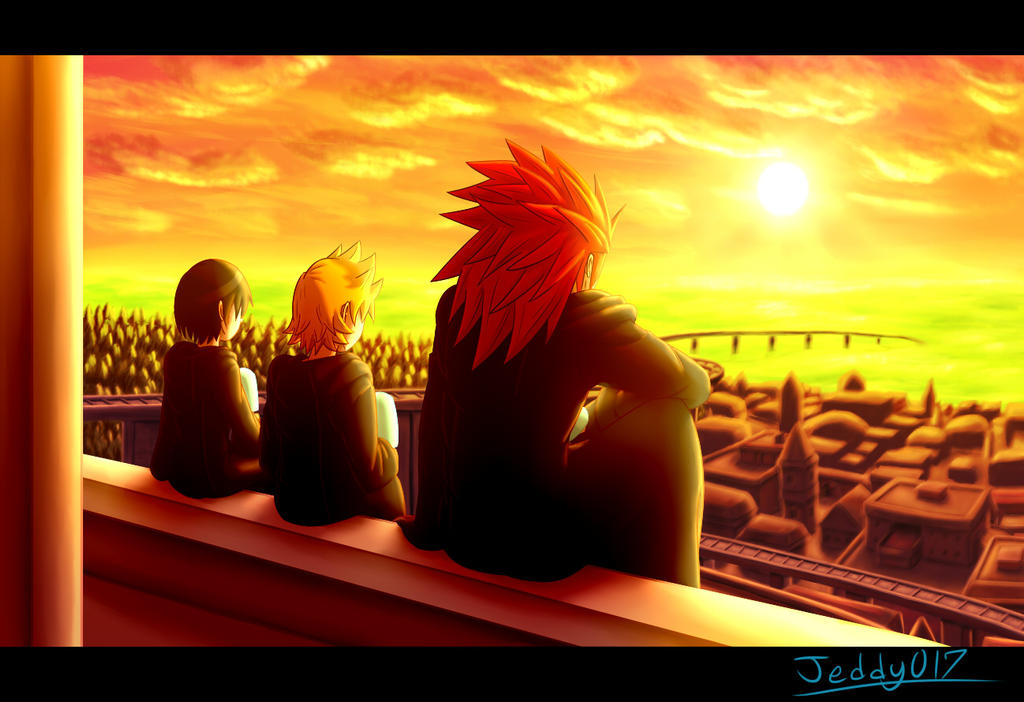 Kingdom Hearts - 3 Friends and the Sun