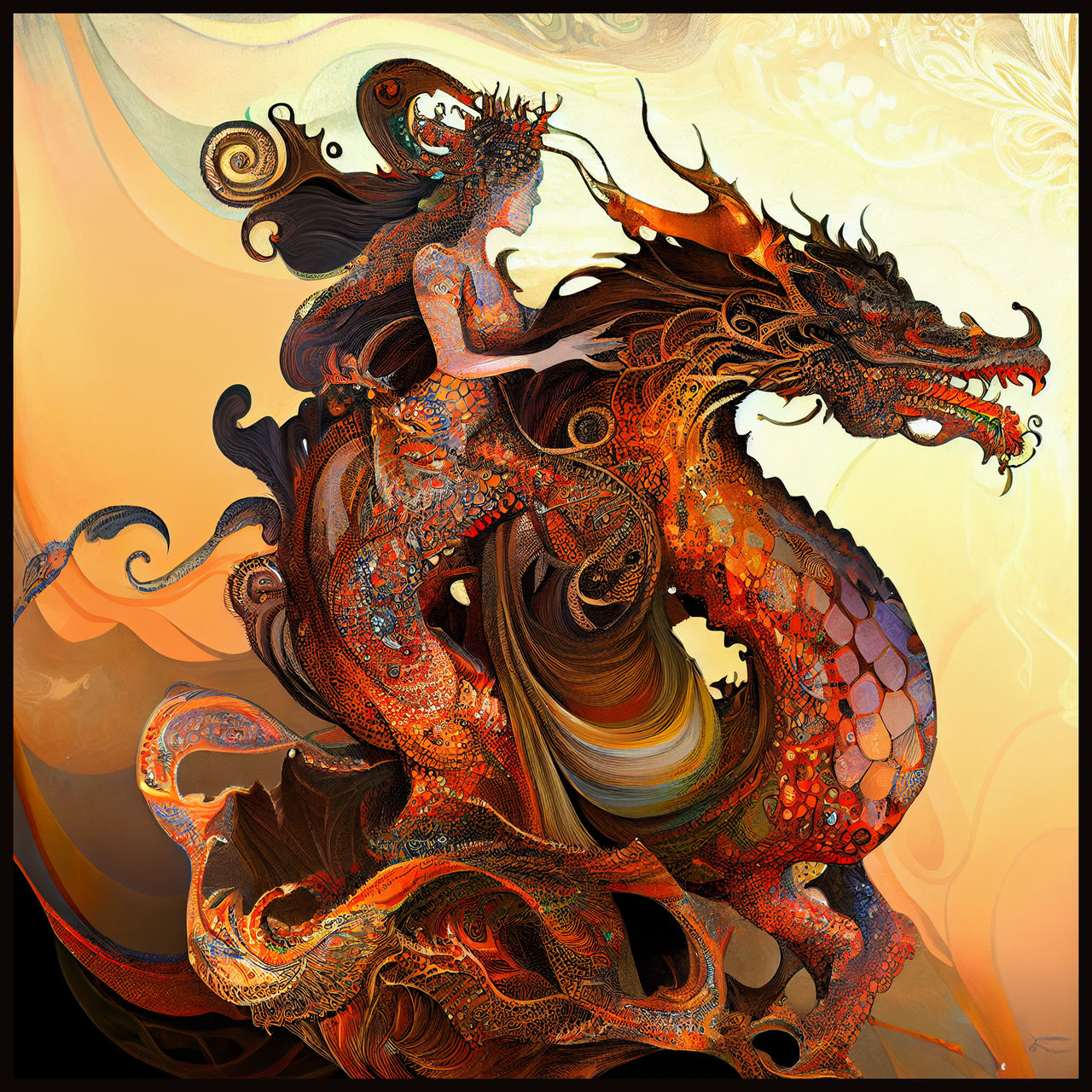 Serpent Rider by audre on DeviantArt