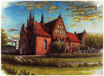 Church and monastery of bernardines in Radom