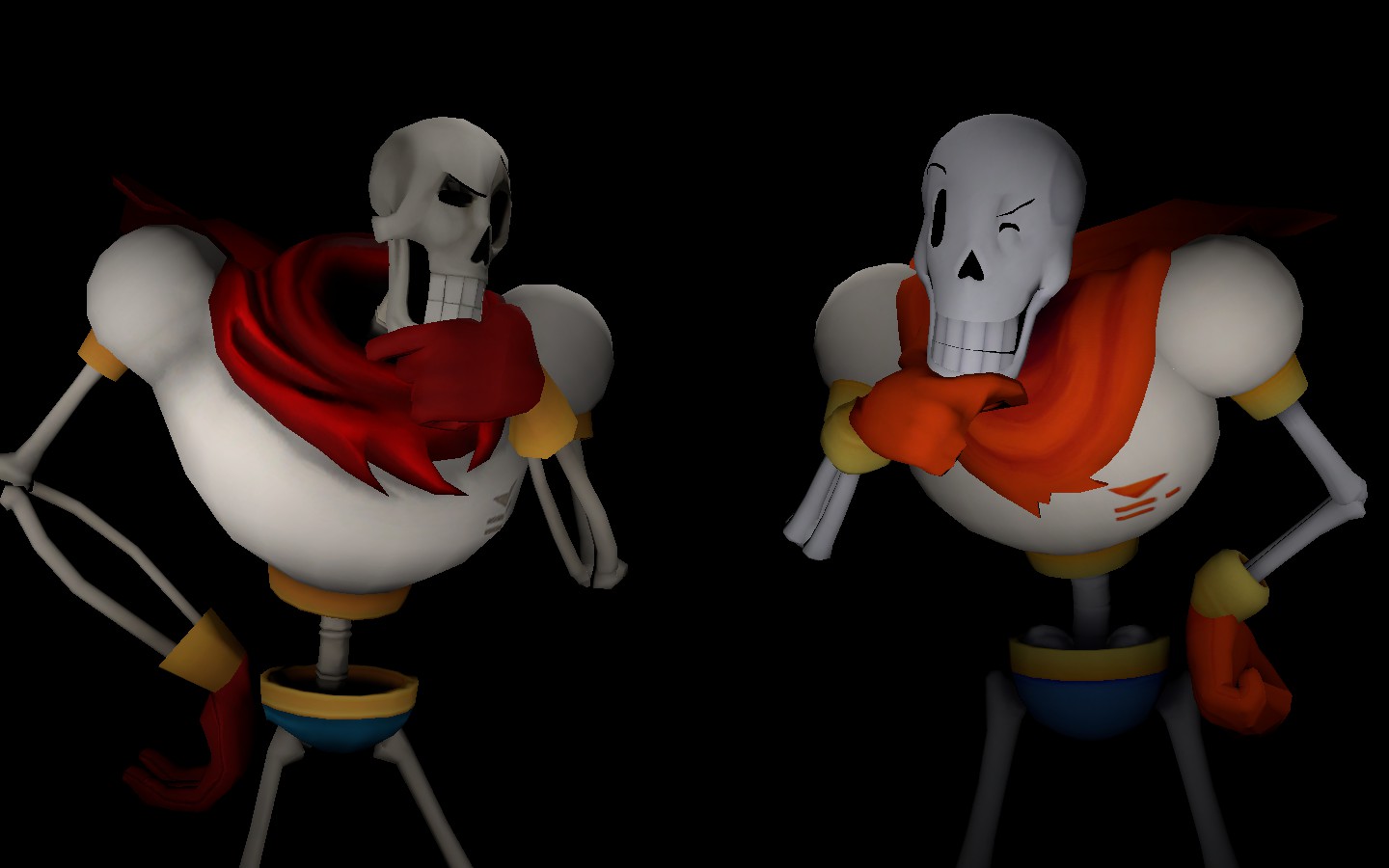 Papyrus Rig Papyrus Model Comparision by AndyPurro on DeviantArt