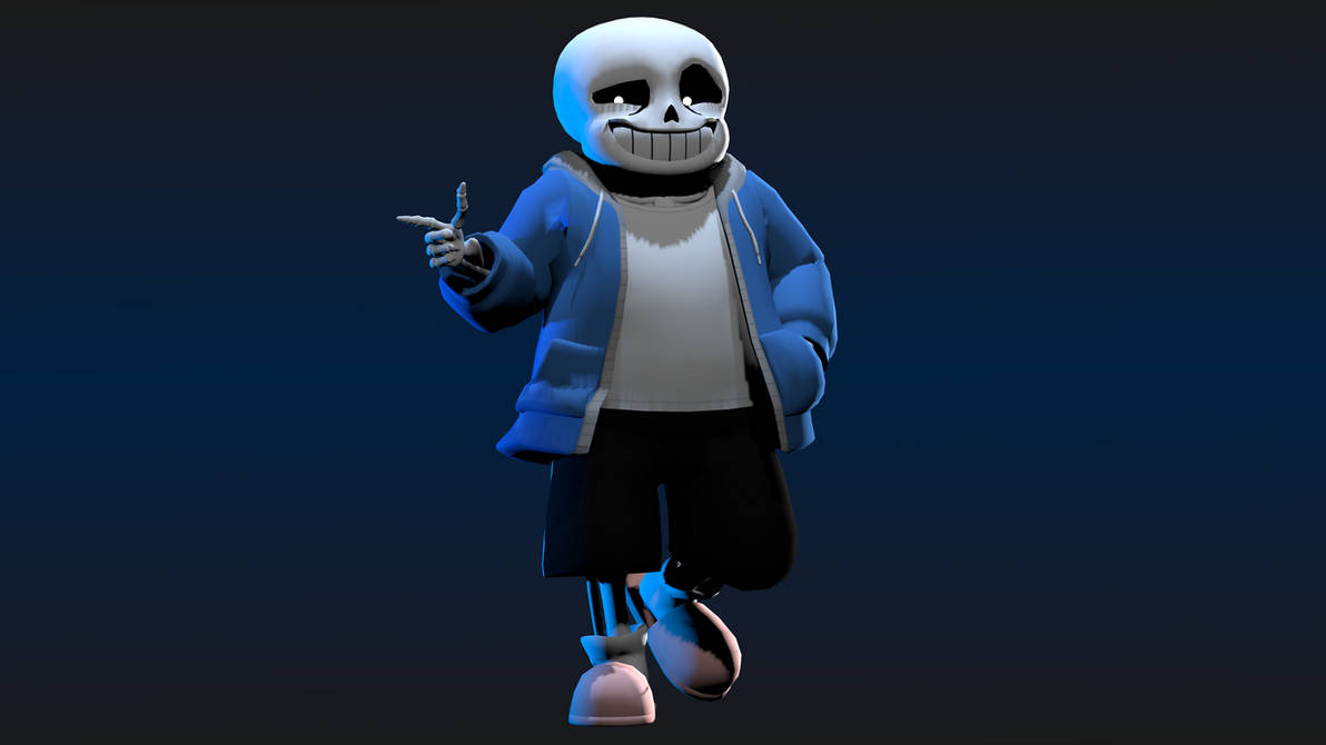 Sans Blender 4k Render by AndyPurro on DeviantArt