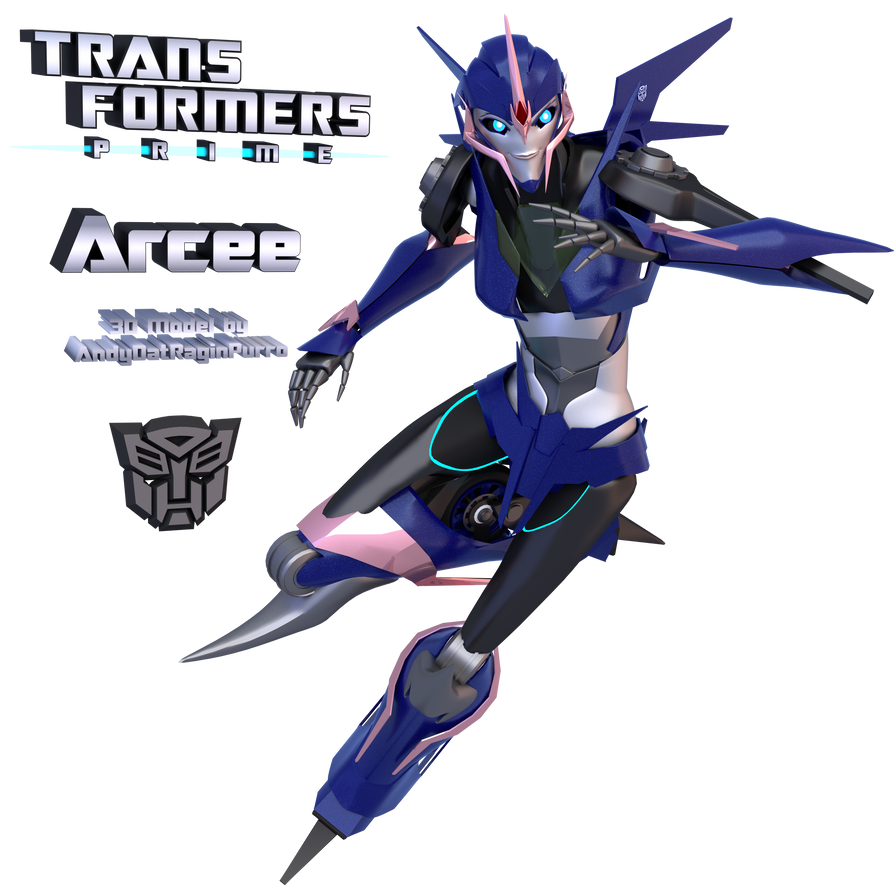 Transformers Prime Blender Model: Arcee by AndyPurro on DeviantArt