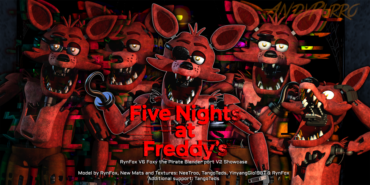 Plinks Rynfox RynFox Foxy V6 Blender Port V2 Showcase by AndyPurro on DeviantArt