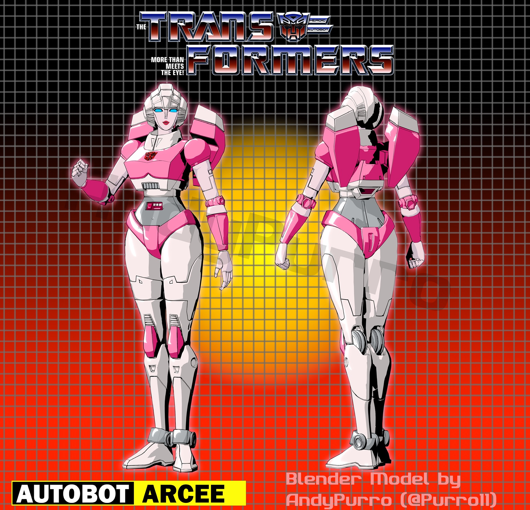 ArtStation - Transformers Prime: Arcee 3D Blender Model
