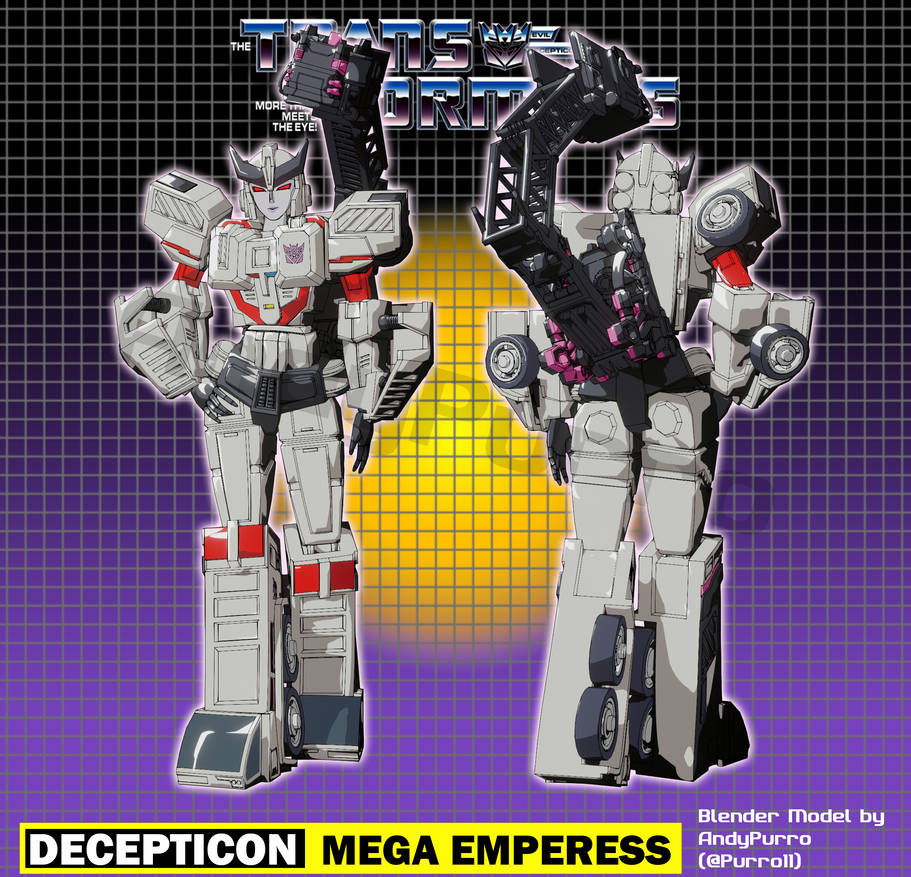 Mega Rroms Transformers Transformers G1 Megaempress Blender Model by AndyPurro on DeviantArt