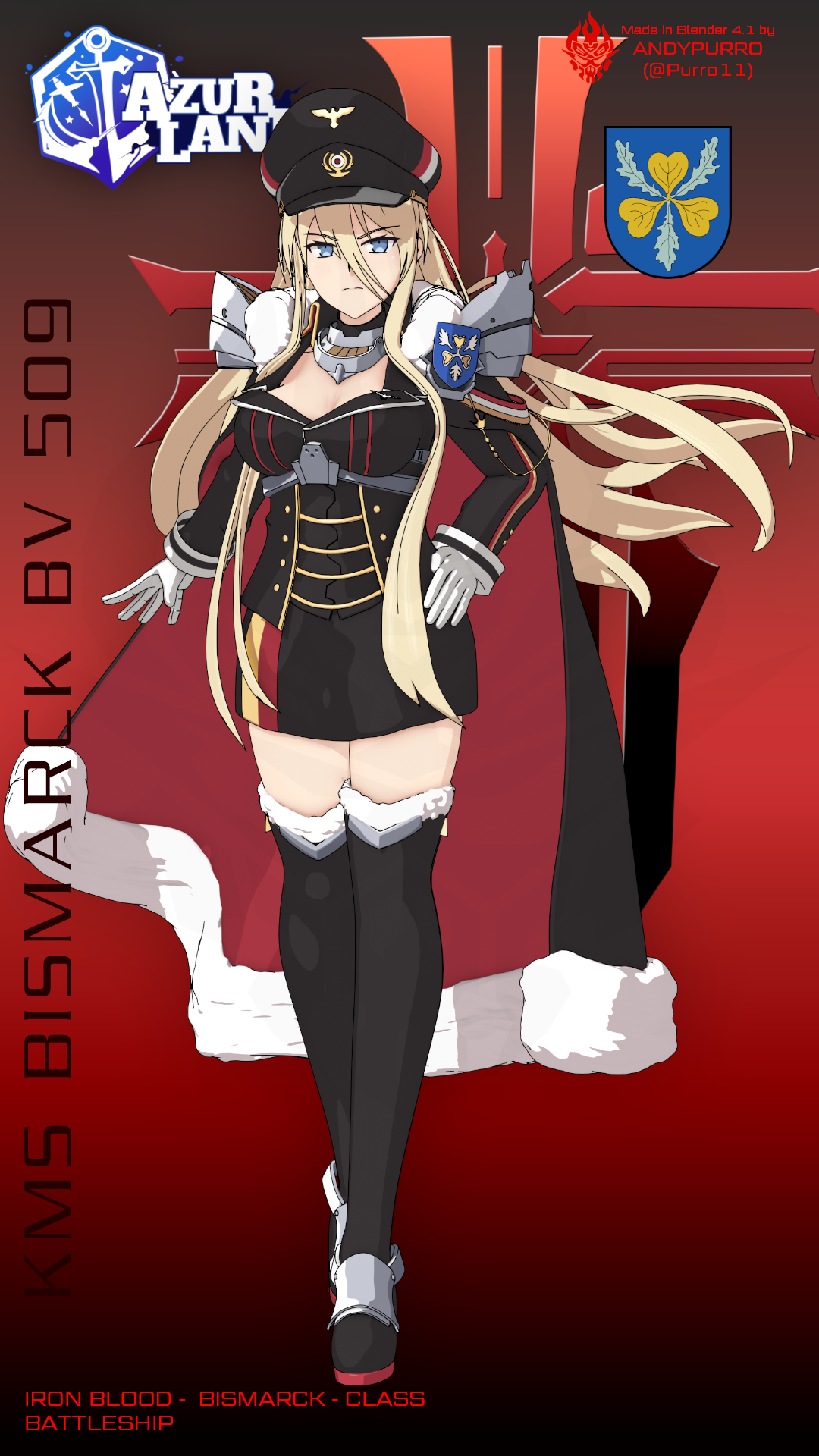 Azur Lane KMS Bismarck by AndyPurro on DeviantArt