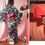 yukata (kimono ) image stock 9