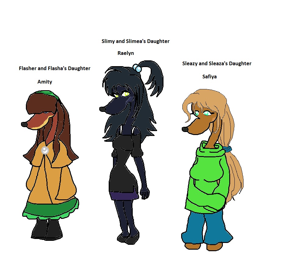 Slimy, Flasher and Sleazy's Daughters of 2014