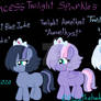 Princess Twilight Sparkle's Triplet Daughters