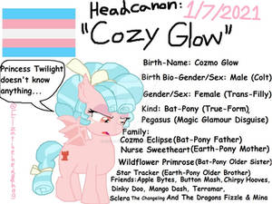MLP-Headcanon: Cozy Glow Formerly Cozmo Glow