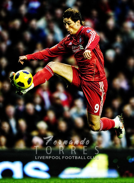 Fernando Torres in flight