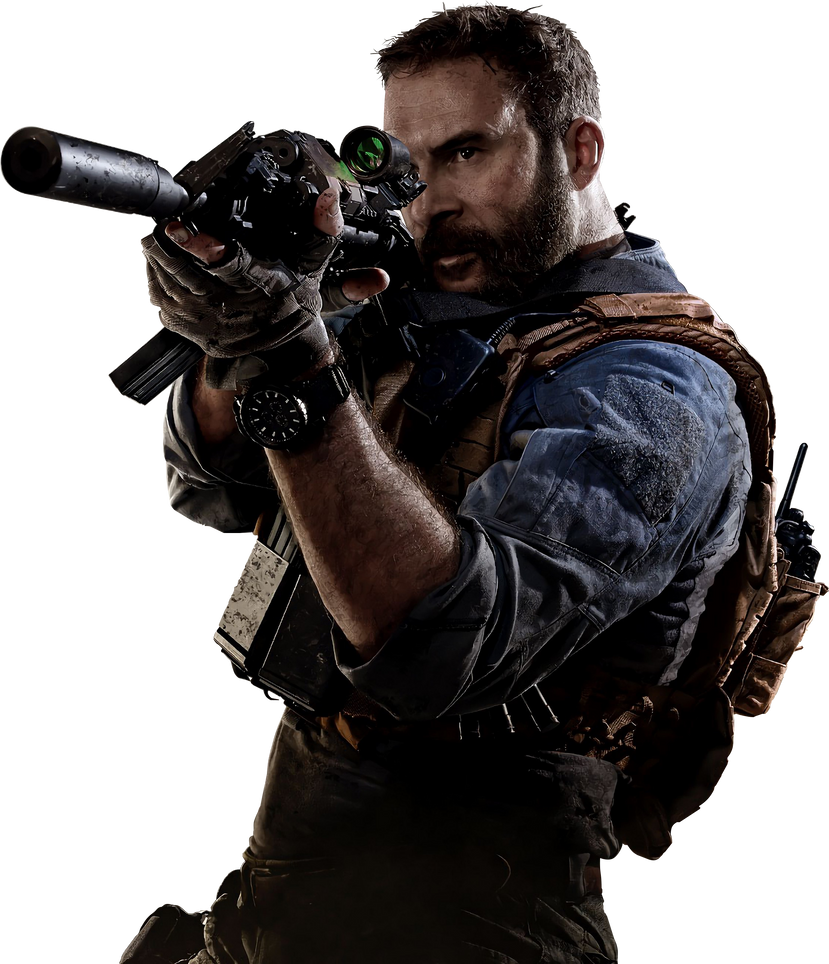 Call Of Duty Modern Warfare Captain Price Render by OutlawNinja on