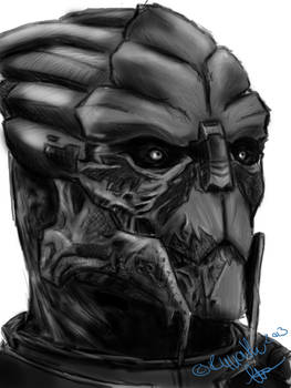 Garrus Vakarian Sketch