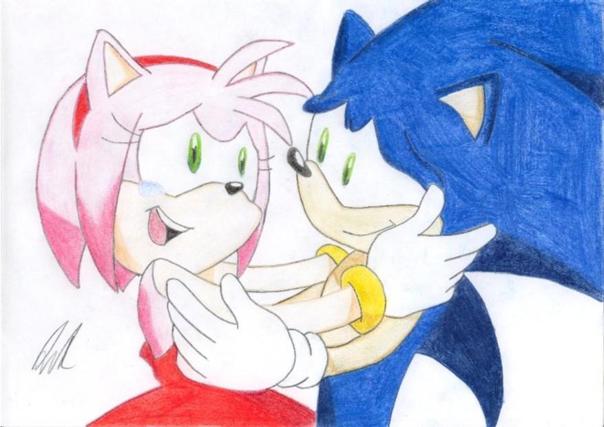 Sonic & Amy in Love Picture #130391861