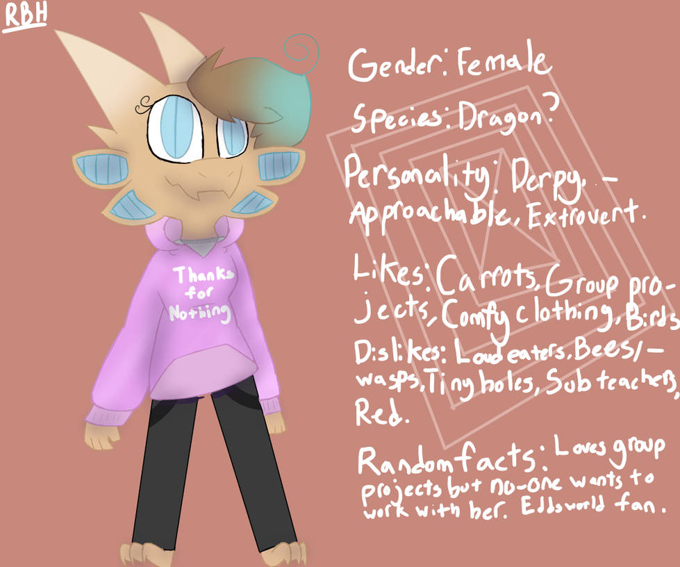 Character redesign ref sheet || Riley by PlushieGutz on DeviantArt