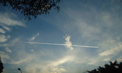 Smoke trail