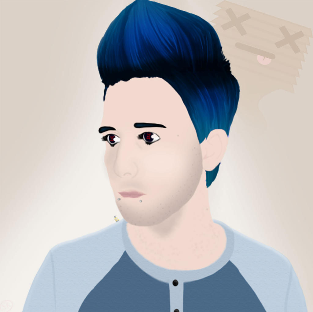 Repressed YEEmo Senpai (Crankthatfrank fanart)