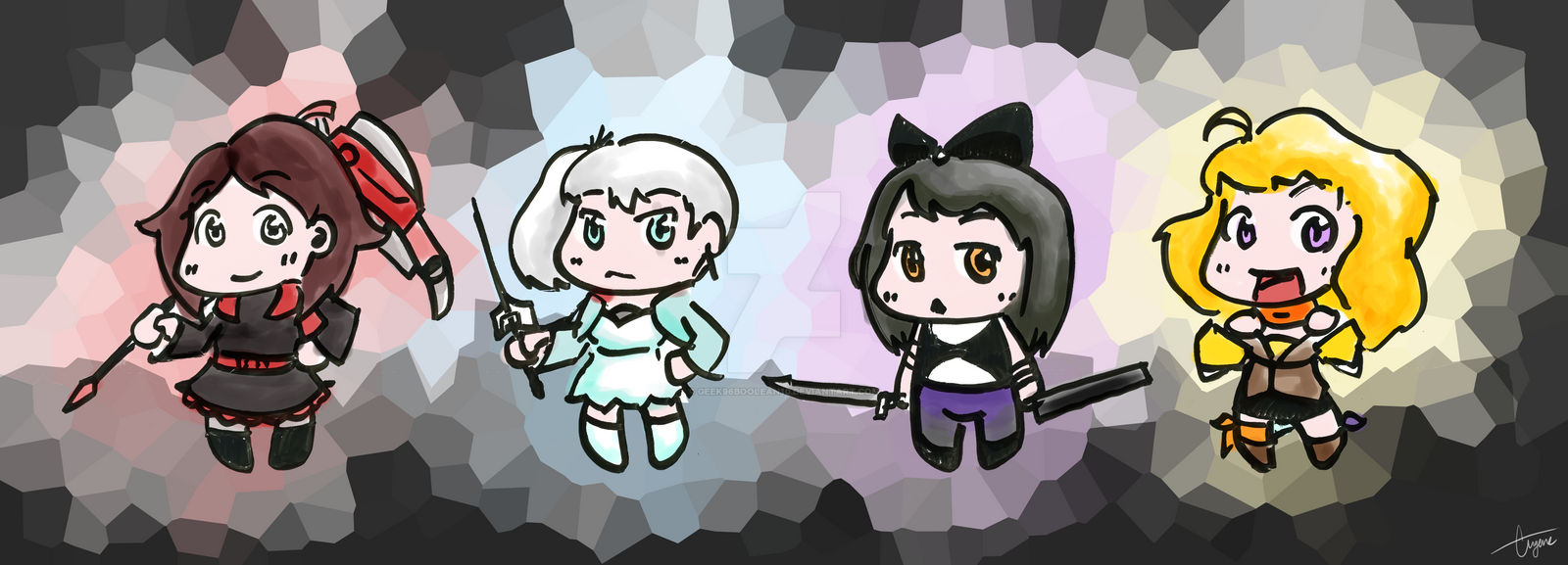 RWBY - Whiteboard Chibis